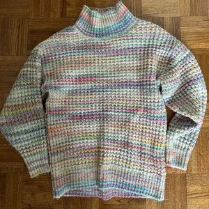 Top shop rainbow knit sweater